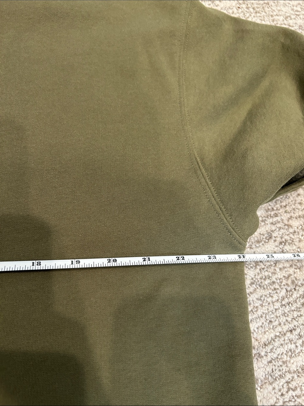 Madewell Sweatshirt Tee in Faded Ivy Green Size Large - Picture 6 of 6